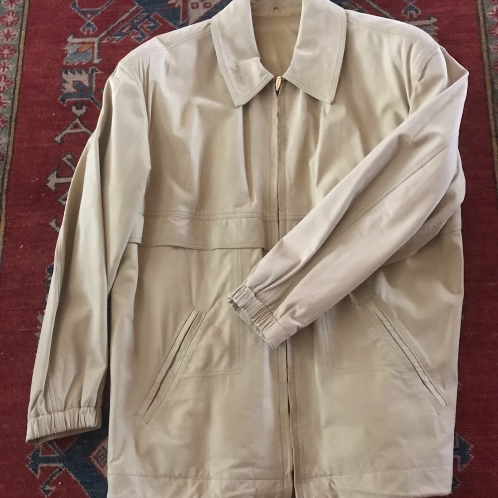 Bally Men’s genuine leather jacket made in Italy